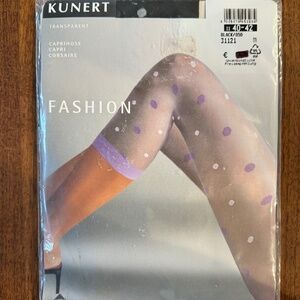 KUNERT Fashion, Capri, Black with dot pattern, 40-42/Medium
